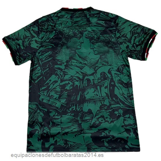 Nuevo Tailandia Especial Camiseta Italia 2024 Verde Blanco Baratas